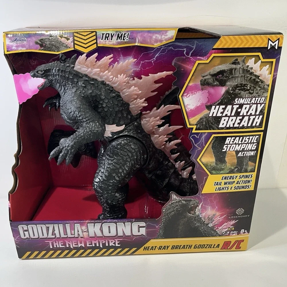 New Godzilla x Kong The New‎ Empire Heat-Ray Breath Godzilla R/C Figure Toy